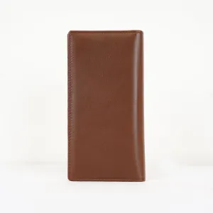 Leather Long Wallet - Tan