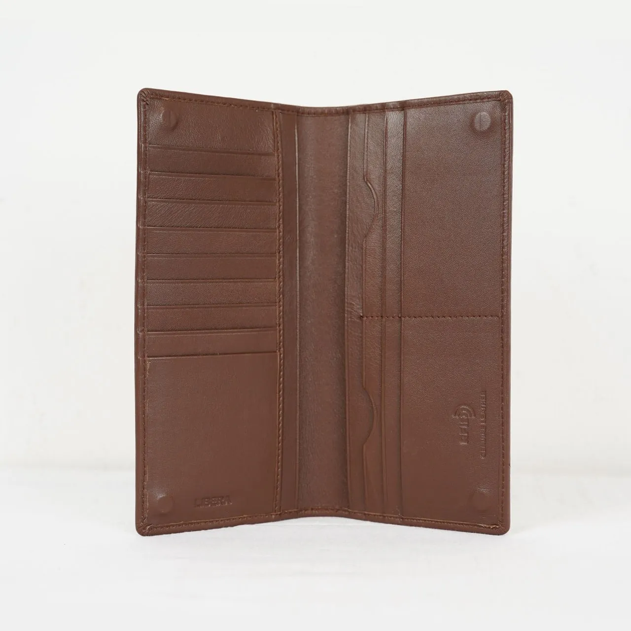 Leather Long Wallet - Tan