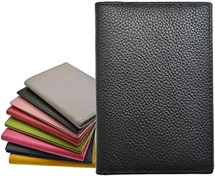 Leather Wallet Pu Leather Wallet Retro Short Large Capacity Purse Clutch for Men's and Women's Fashion Portable Coin Pocket Card Holder Large Capacity (Bu,9.5x14cm)
