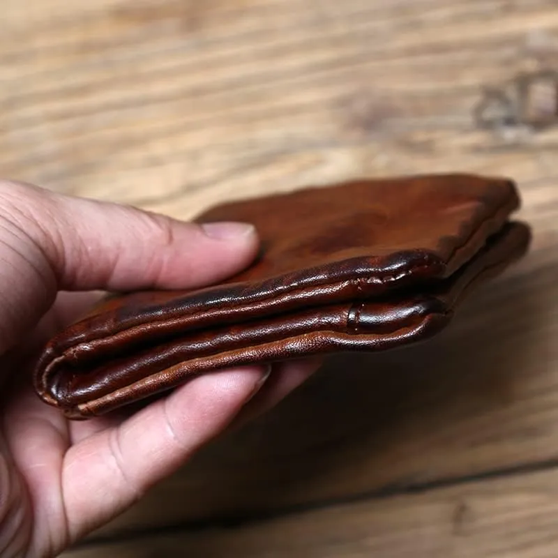 Leather Wallet Pu Leather Women's Wallet Retro Short Zipper Purse Clutch for Girls Large Capacity Fashion Coin Pocket Card Holder Large Capacity (Bn,9.5x11.5cm)