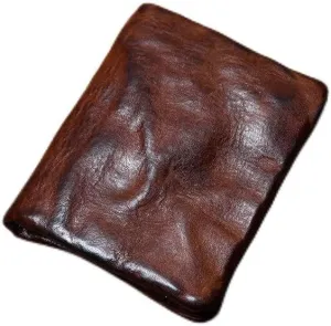 Leather Wallet Pu Leather Women's Wallet Retro Short Zipper Purse Clutch for Girls Large Capacity Fashion Coin Pocket Card Holder Large Capacity (Bn,9.5x11.5cm)