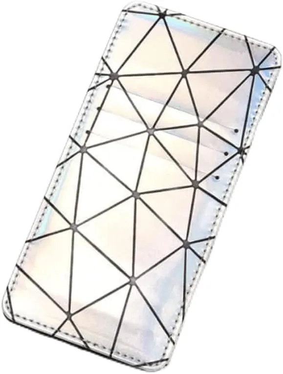 Leather Wallet Women's Pu Leather Wallet Large Capacity Long Slim Purse Clutch for Girls Ladies Vintage Fashion Coin Pocket Large Capacity (Wh,8.5x17cm)