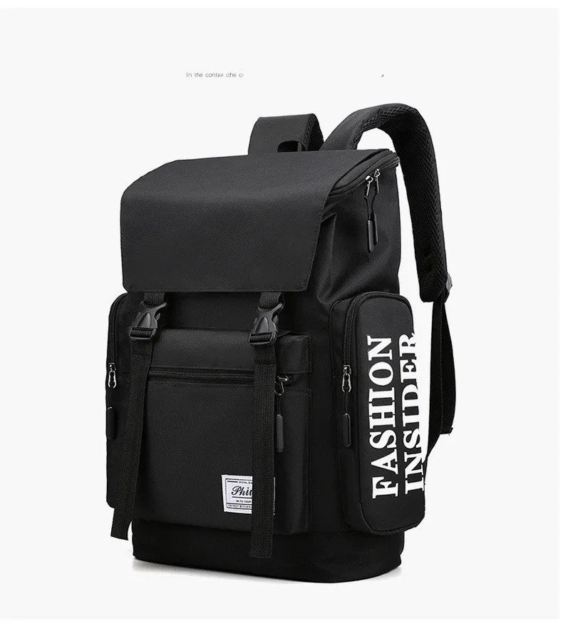 Leisure Travel Backpack – Large Capacity & Durable Oxford