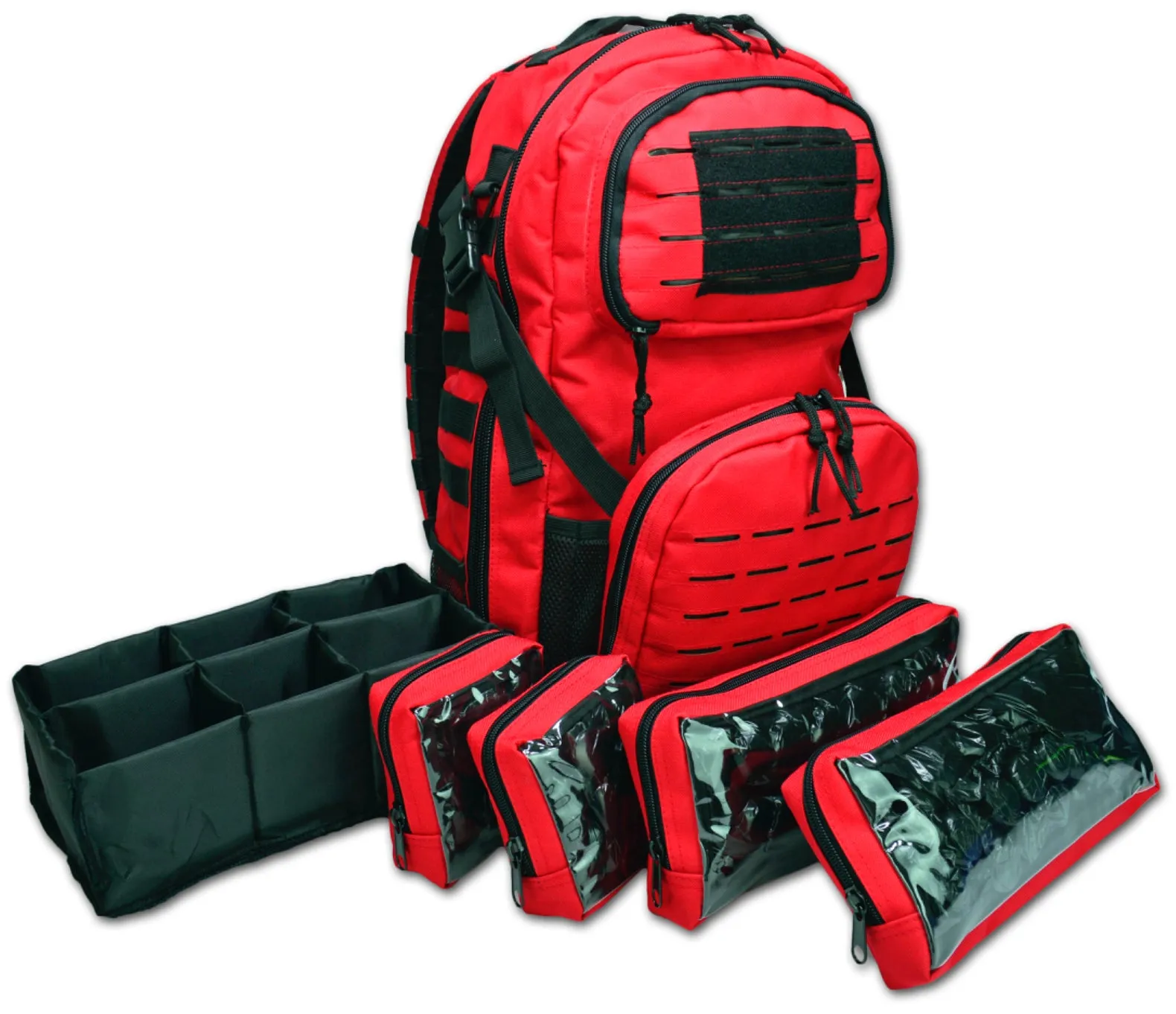 Lightning X Premium Tactical Medic Backpack w/ Modular Pouches