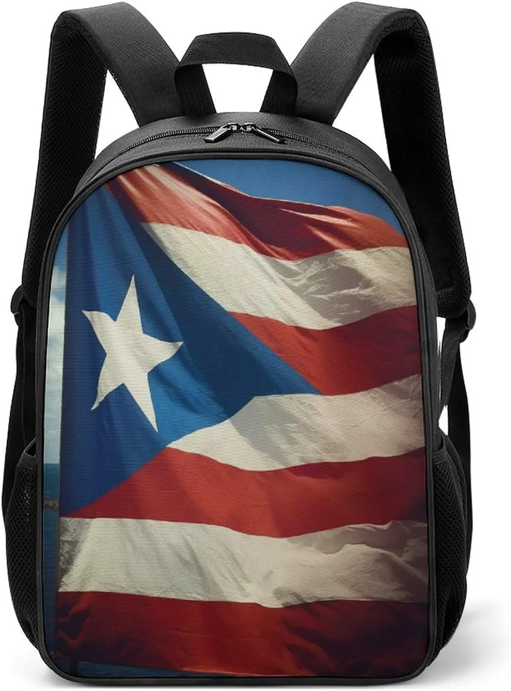 Lightweight Backpacks Cute Travel Bag Durable Puerto Rico Wallpaper Banner Printing Small Travel Backpack For Women & Men