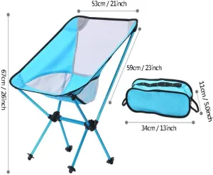 Lightweight Camping Chairs, Ultralight Portable Folding Camping Backpacking Chair Compact,for Outdoor Camp, Travel, Beach