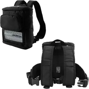 Lightweight Carrier for Inogen One G5 Oxygen Concentrator,Portable Oxygen Backpack with Adjustable Straps,Zippered Bottom for Oxygen Concentrator G5 Accessories,Water Resistant Oxygen Backpack(Black)
