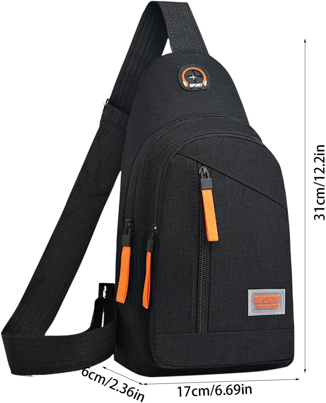 Lightweight Crossbody Bag Shoulder Bag for Women, Portable Multifunctional Messenger Bag for Outdoor Travel Hiking Use
