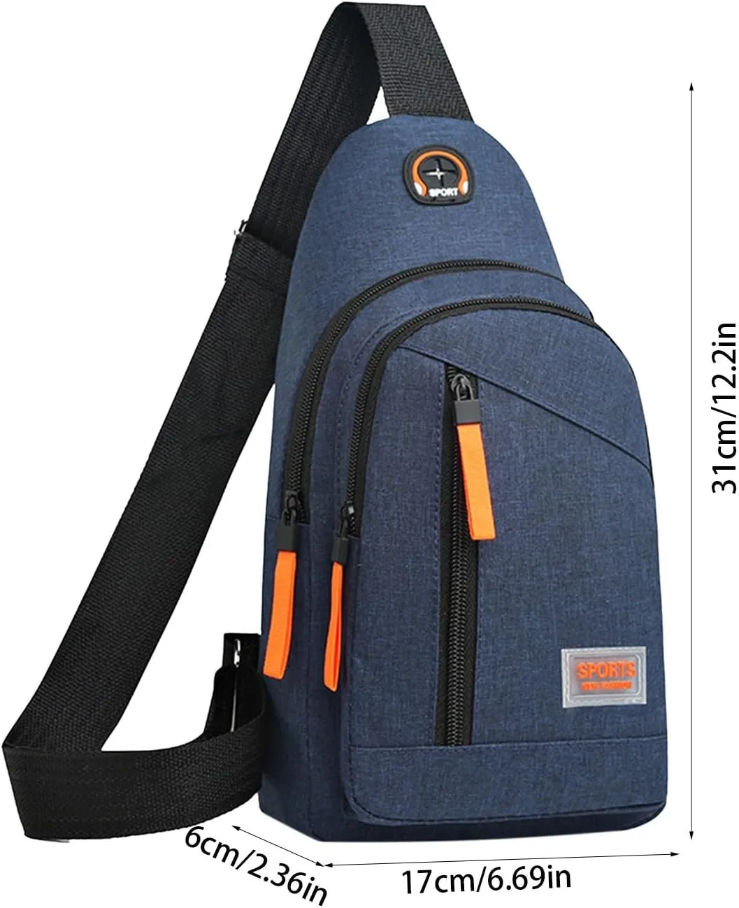 Lightweight Crossbody Bag Shoulder Bag for Women, Portable Multifunctional Messenger Bag for Outdoor Travel Hiking Use