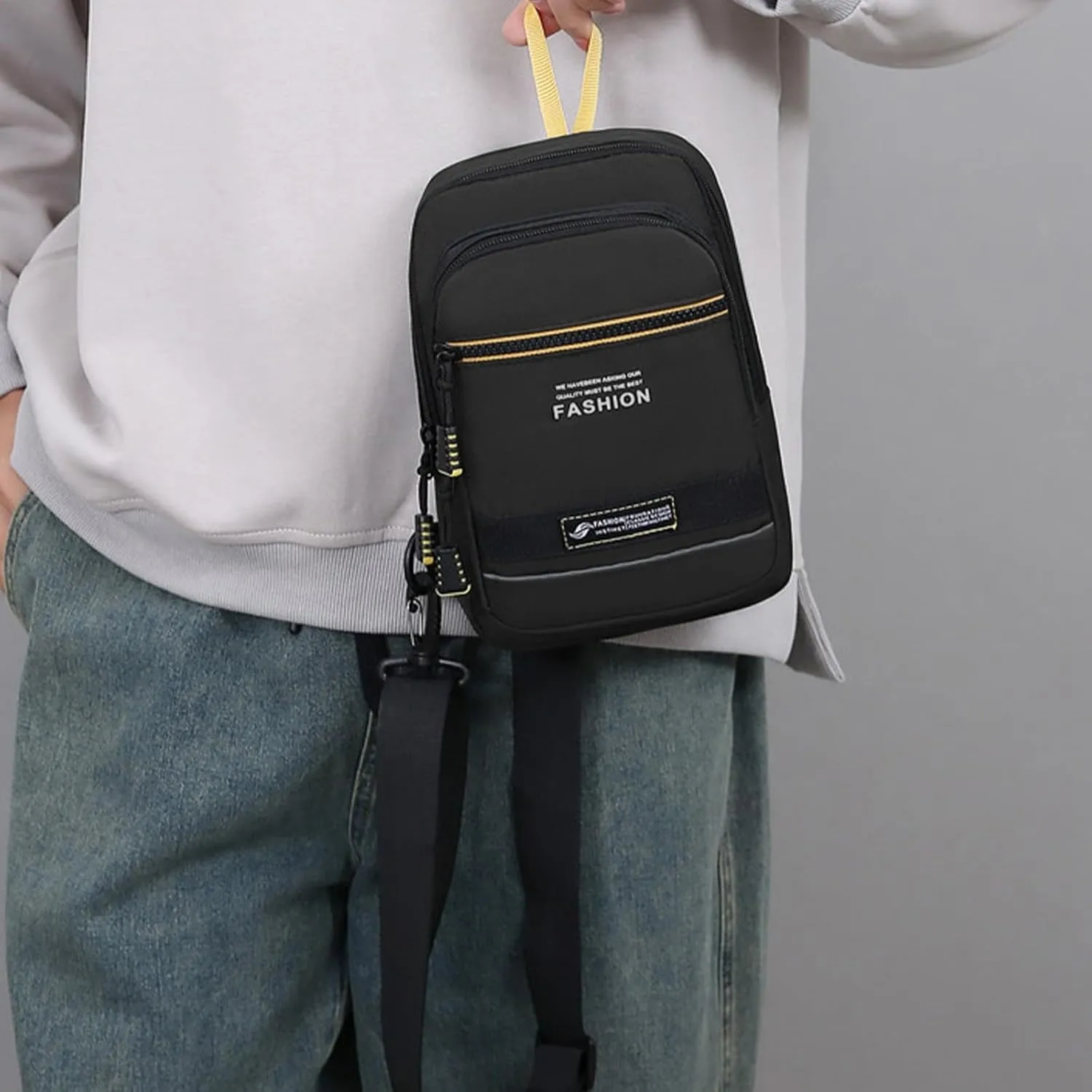 Lightweight Multifunctional Crossbody Bag for Women, Portable Fashion Outdoor Sports Messenger Bag Chest Bag for Travel