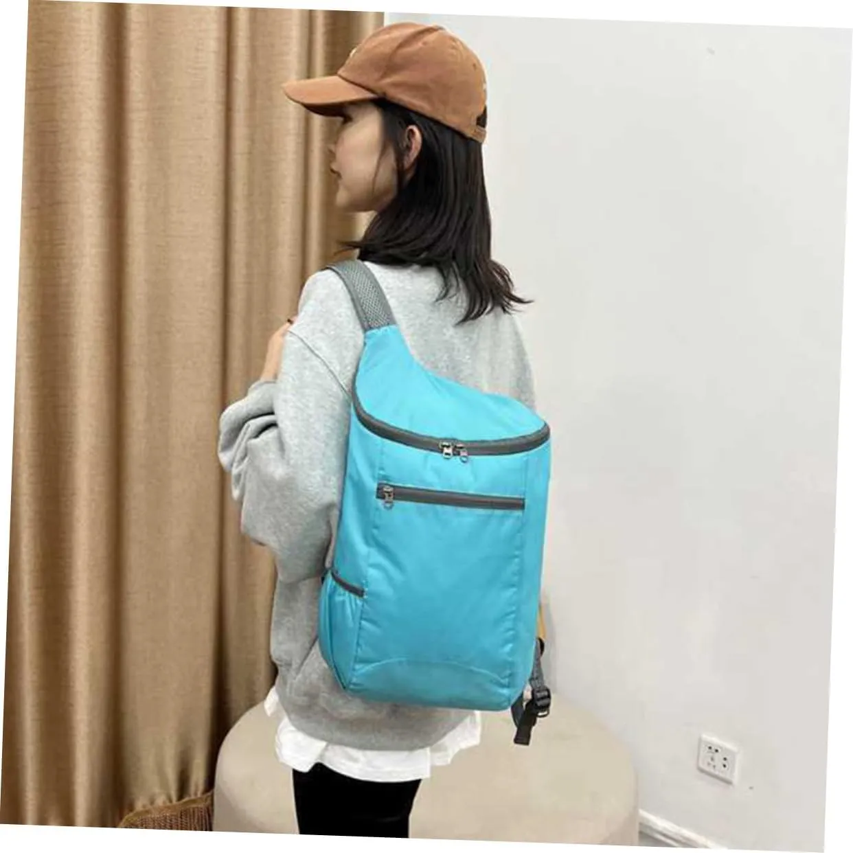 Lightweight Packable Water Resistant Backpack Multi-purpose Outdoor Sports Bag for Men