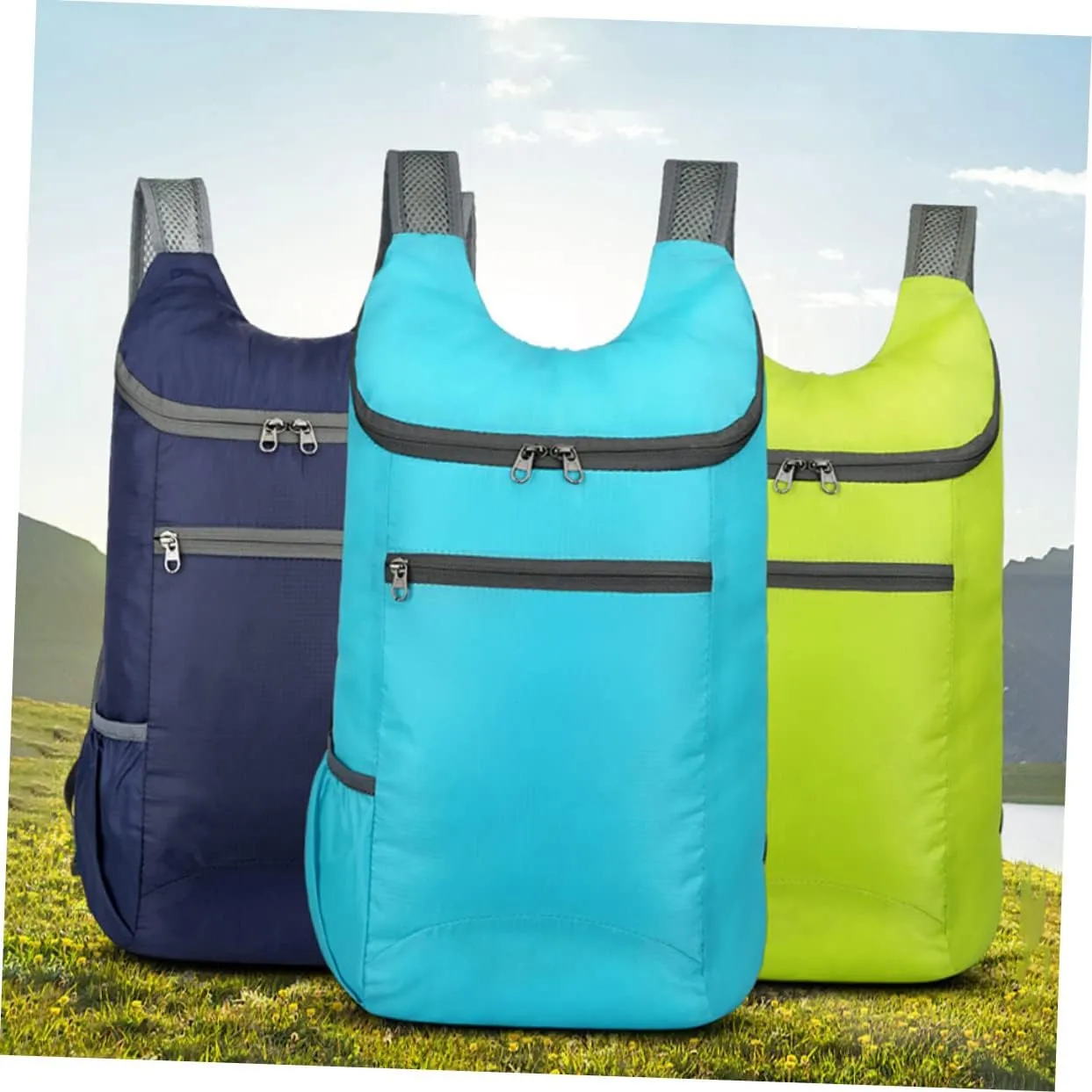 Lightweight Packable Water Resistant Backpack Multi-purpose Outdoor Sports Bag for Men