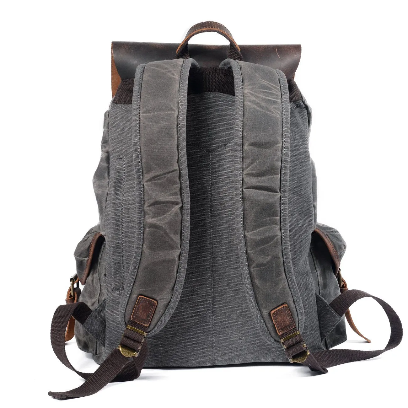 Linen Leather Backpack | Asher