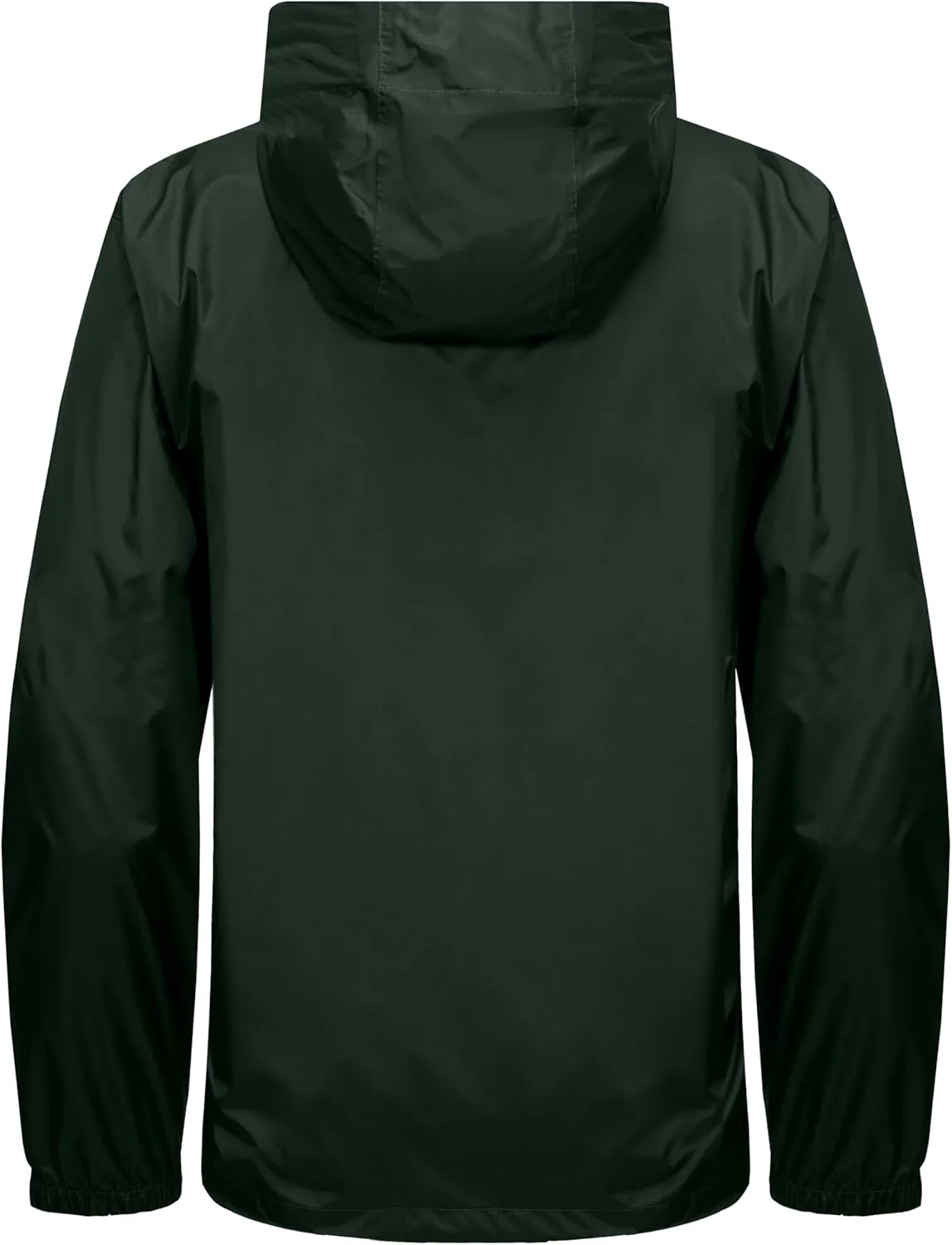 Little Donkey Andy Men's Packable Rain Jacket Windbreaker Waterproof Lightweight Rain Coat with Hood for Golf Cycling Hiking