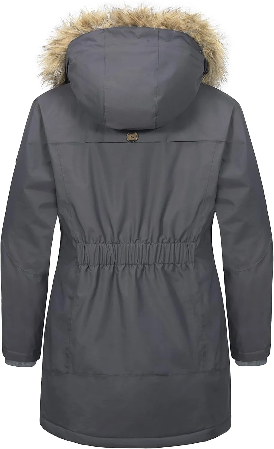 Little Donkey Andy Women's Waterproof Insulated Parka Jacket Hooded Ski Coat Long Mountain Jacket