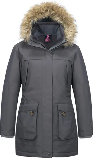 Little Donkey Andy Women's Waterproof Insulated Parka Jacket Hooded Ski Coat Long Mountain Jacket