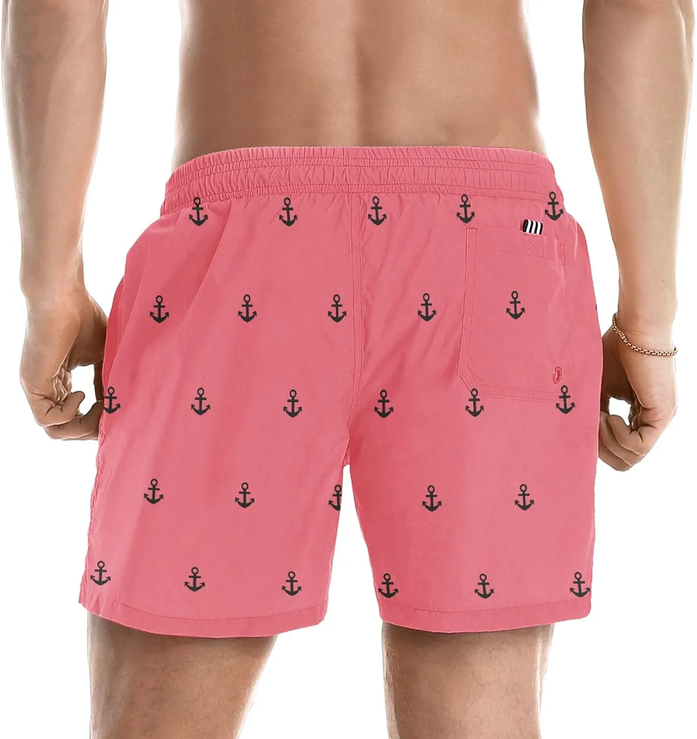Lncropo Men's Swim Trunks Quick Dry Bathing Suits with Mesh Lining Swimwear Swim Shorts