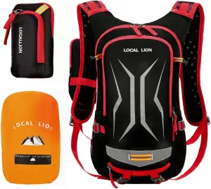 LOCALLION Cycling Backpack Biking Daypack for Outdoor Sports Running Breathable Hydration Pack Men Women 18L