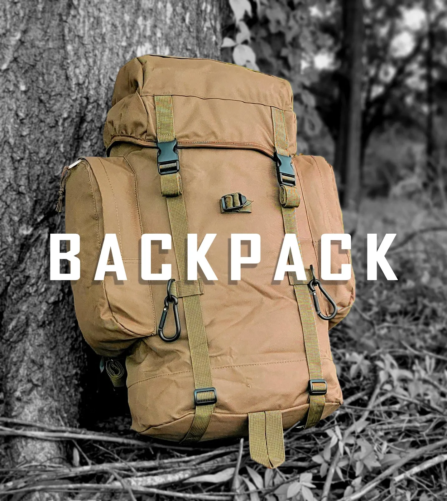 Long's Peak Tactical Hiking Backpack - Desert Tan