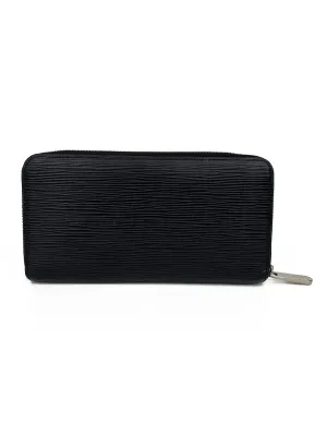 Louis Vuitton Black Zipped Epi Wallet