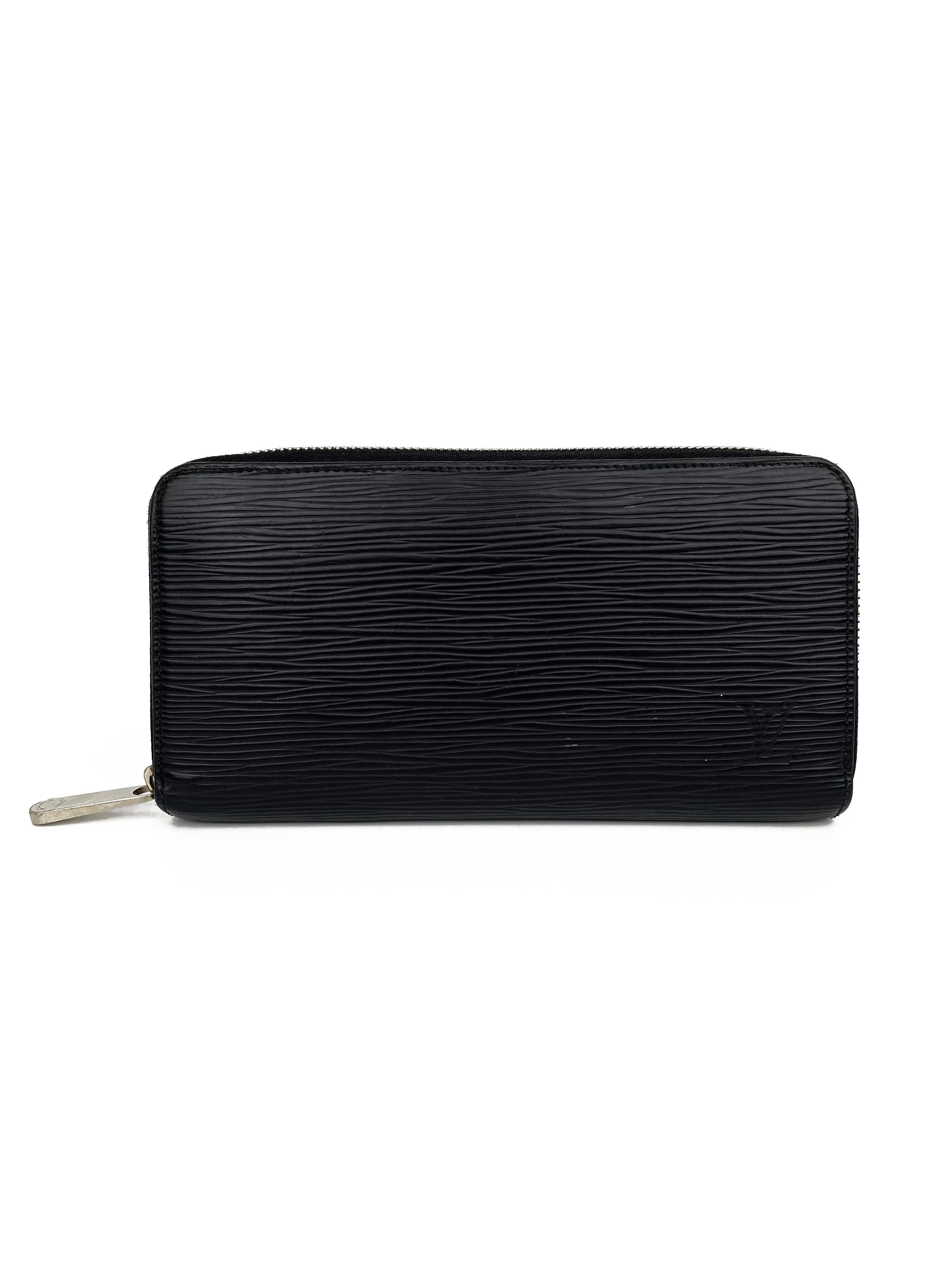 Louis Vuitton Black Zipped Epi Wallet