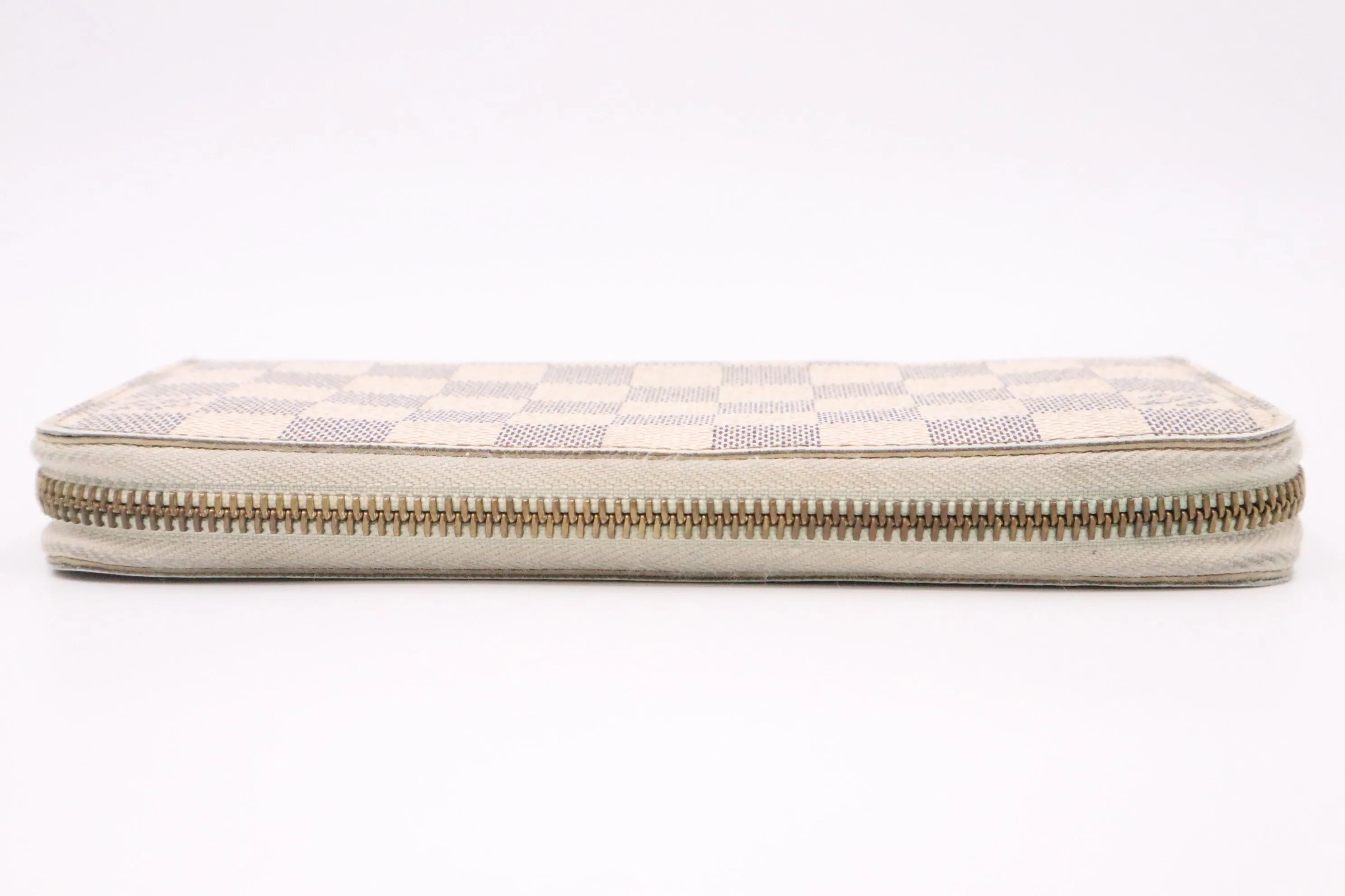 Louis Vuitton Long Zippy Wallet in Damier Azur Canvas