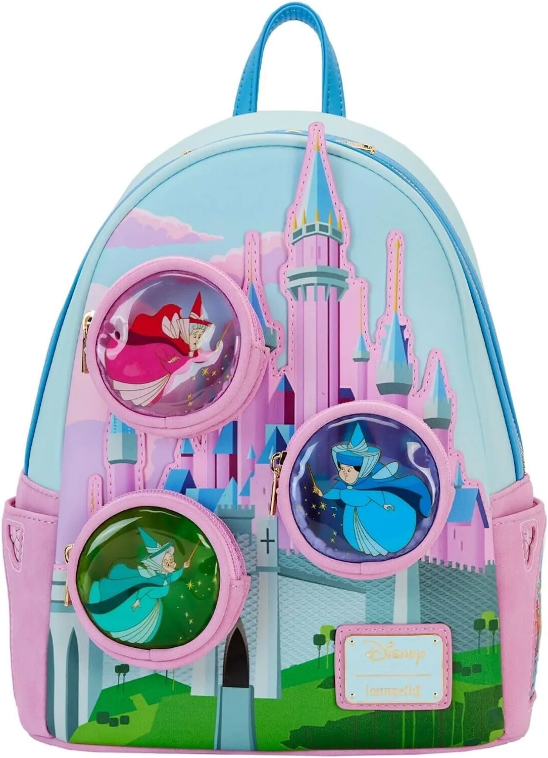 Loungefly Disney Sleeping Beauty Stained Glass Castle Mini Backpack