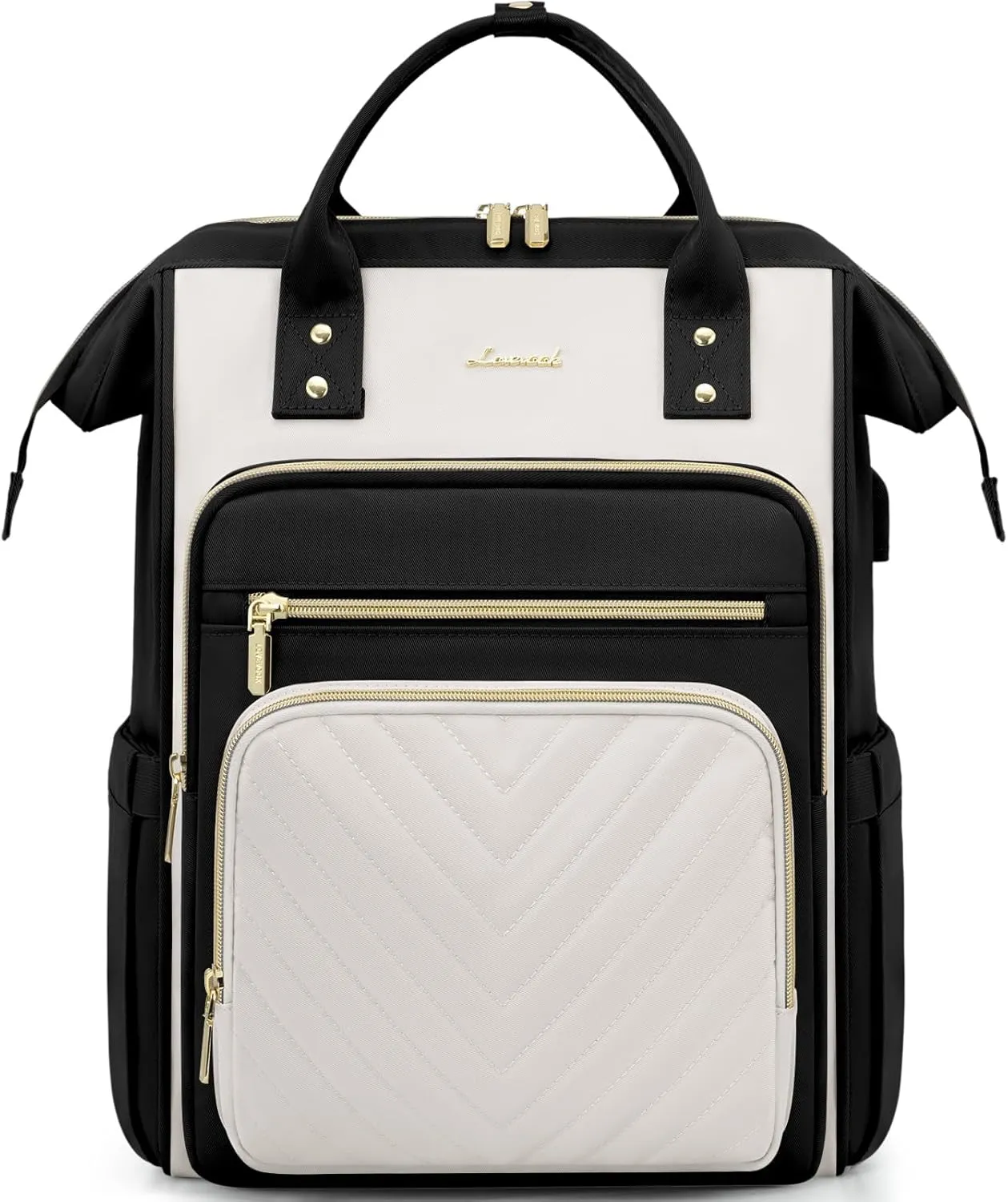 LOVEVOOK 15.6 Inch Laptop Backpack for Women,Travel Work Backpack Purse with USB Port,Large Capacity Nurse Bag Teacher Backpack,Waterproof Casual Daypack Business Computer Bag