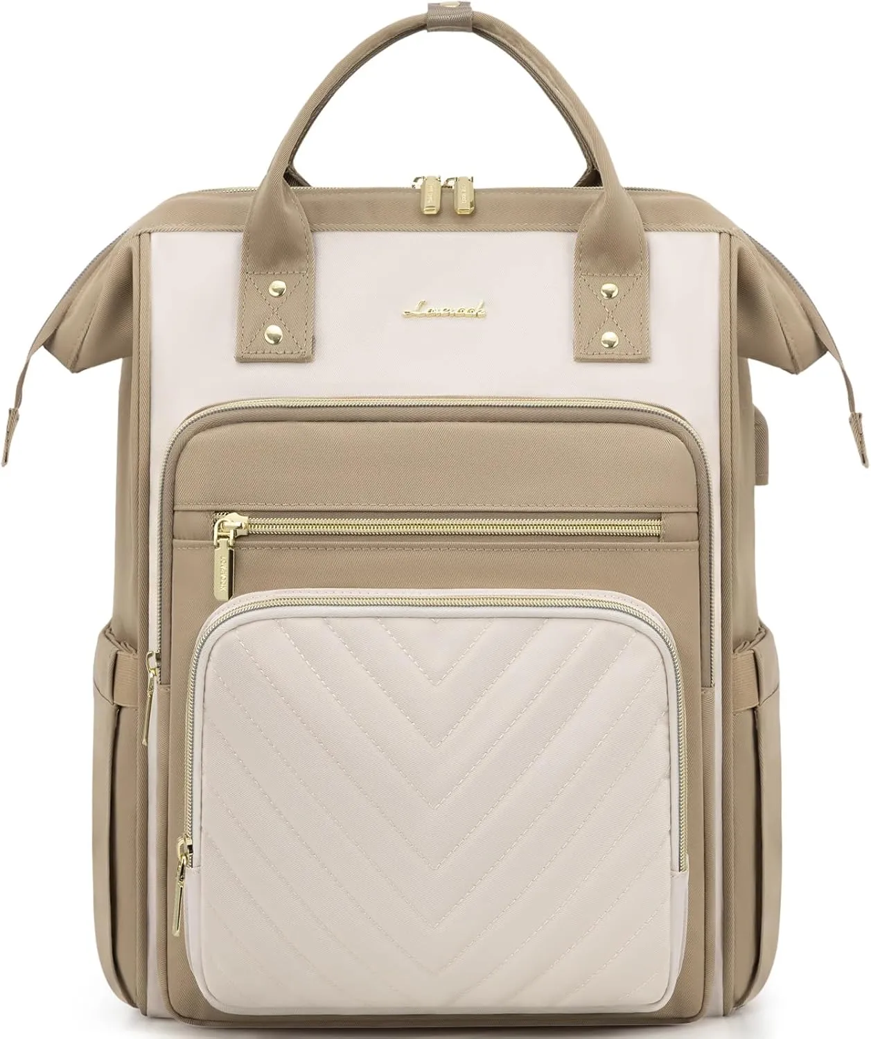 LOVEVOOK 15.6 Inch Laptop Backpack for Women,Travel Work Backpack Purse with USB Port,Large Capacity Nurse Bag Teacher Backpack,Waterproof Casual Daypack Business Computer Bag