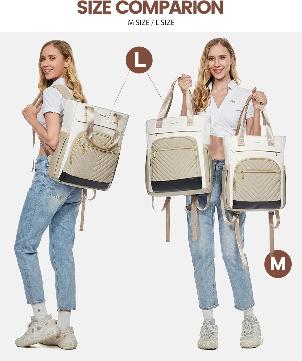LOVEVOOK Laptop Backpack for Women, 17 Inch Work Laptop Bag Teacher Nurse Backpack, Wide Open Travel Tote Backpack Purse Business Computer Daypack with USB Port