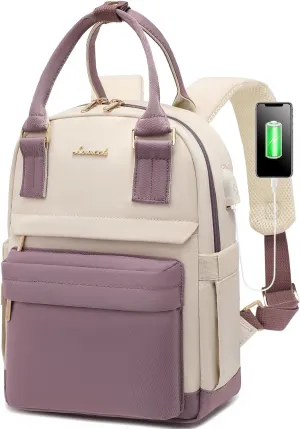 LOVEVOOK Mini Backpack for Women Stylish Waterproof Backpack Purse with USB Port, Cute Daypack for College Travel Party