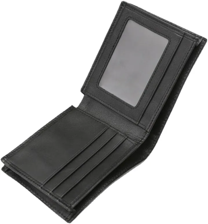 Luxury Real Crocodile Leather Men Wallet Alligator Skin Bifold Wallet Men's Short Wallet Purses (Claw black)
