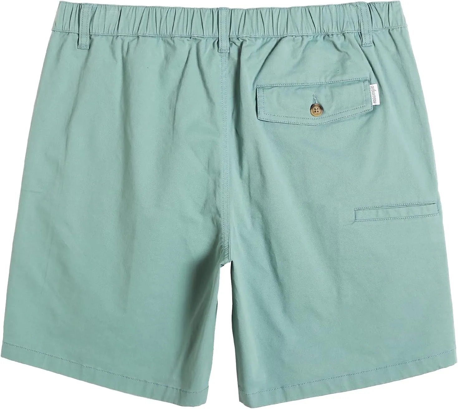 maamgic Men's Classic-fit 7" Cotton Casual Shorts Elastic Waistband with Multi-Pocket Daily Wear Walking Summer Outfit