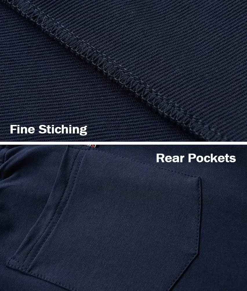 MAGCOMSEN Men's 3/4 Joggers Capri Pants with Zipper Pockets Slim Fit Training Running Workout Capri Joggers