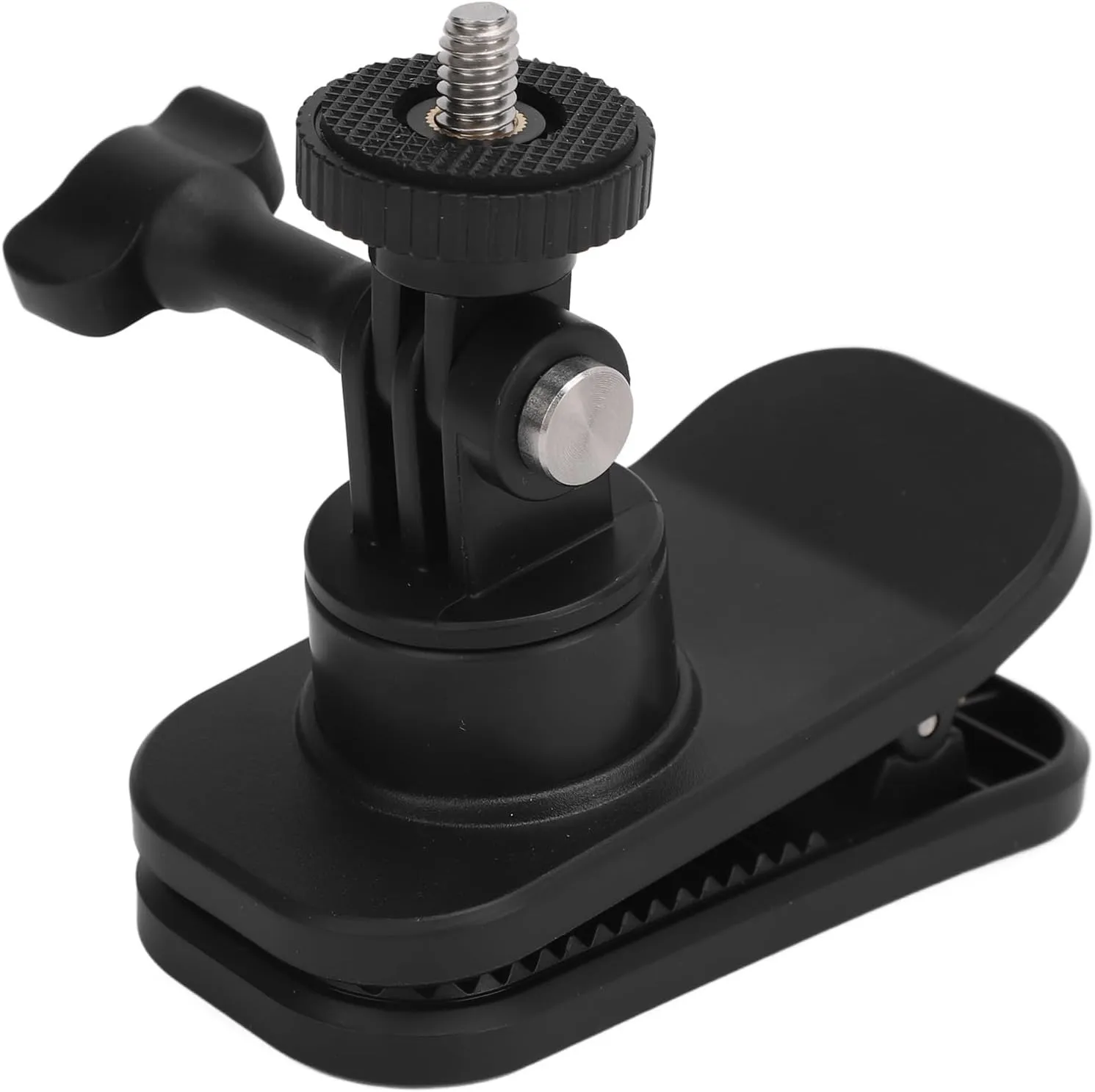 Magnet Mount for Action Camera, 360° Rotation Firm Grip Magnet Mount Backpack Clamp Shoulder Strap Holder for Action 2 3 4