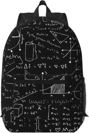 Math Lessons Backpack for Worker Business Hiking Travel Shoulders Bag Fashion Backpack