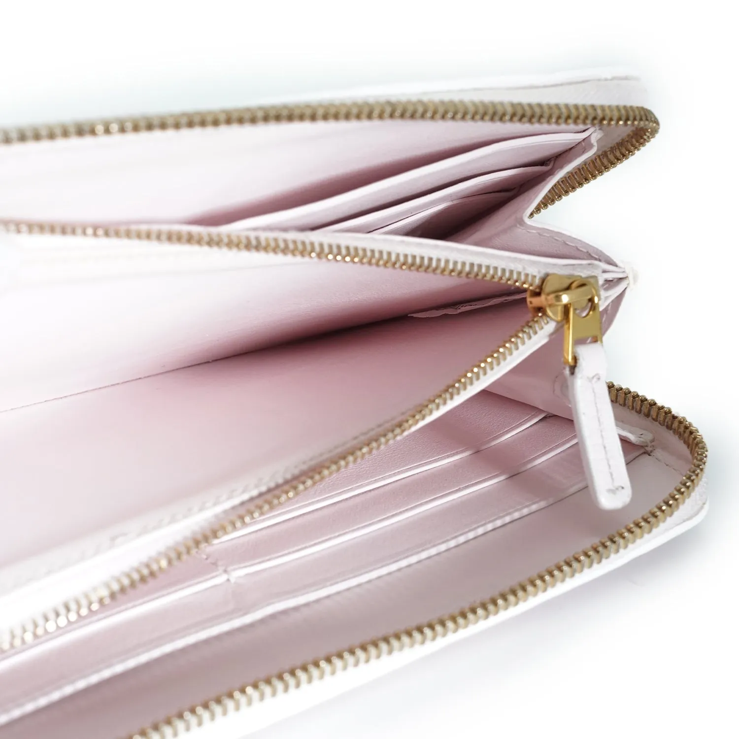 Maxi Intrecciato Round Long Wallet