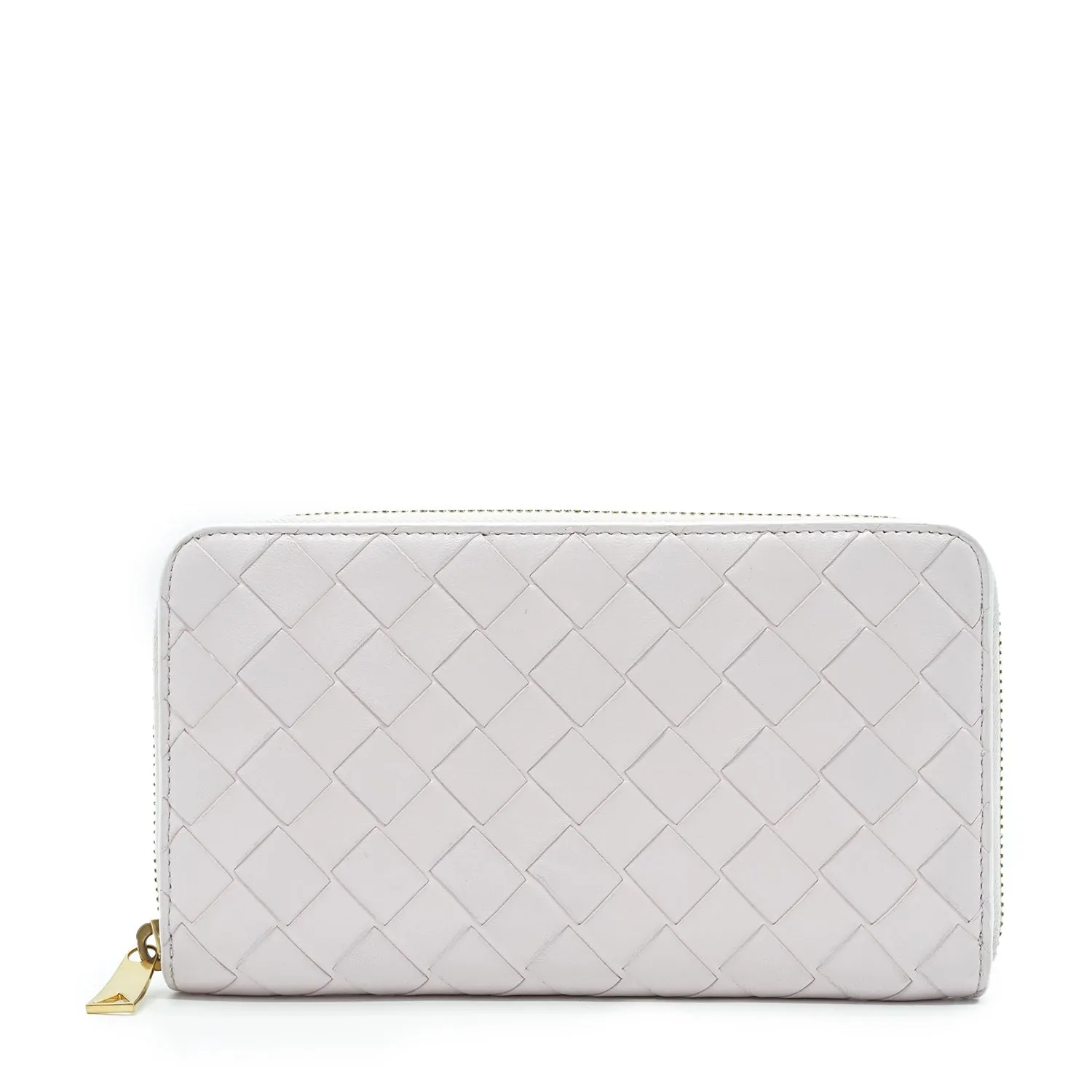 Maxi Intrecciato Round Long Wallet