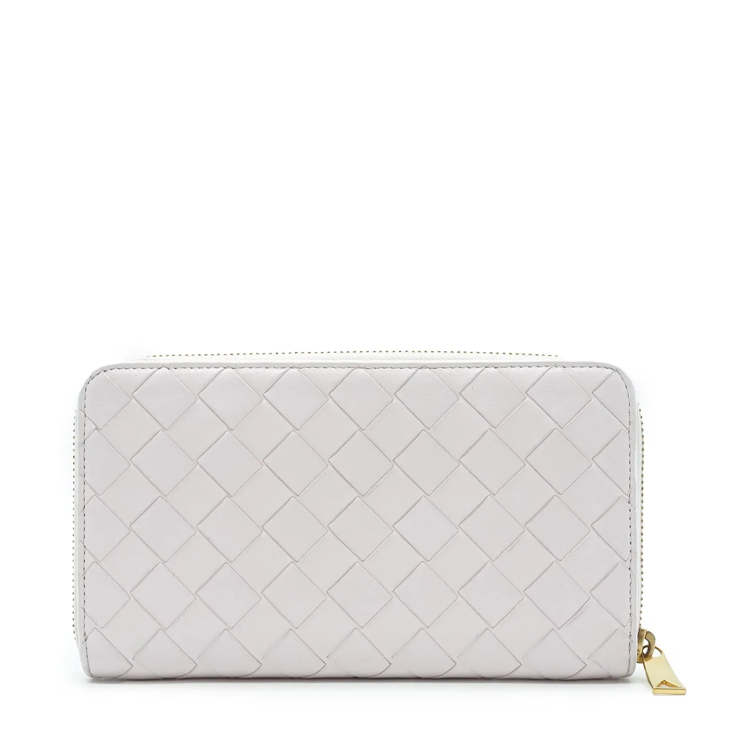 Maxi Intrecciato Round Long Wallet