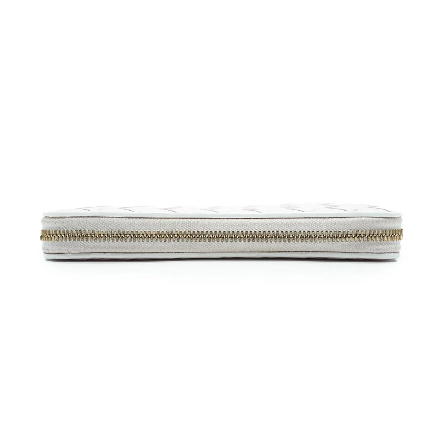 Maxi Intrecciato Round Long Wallet