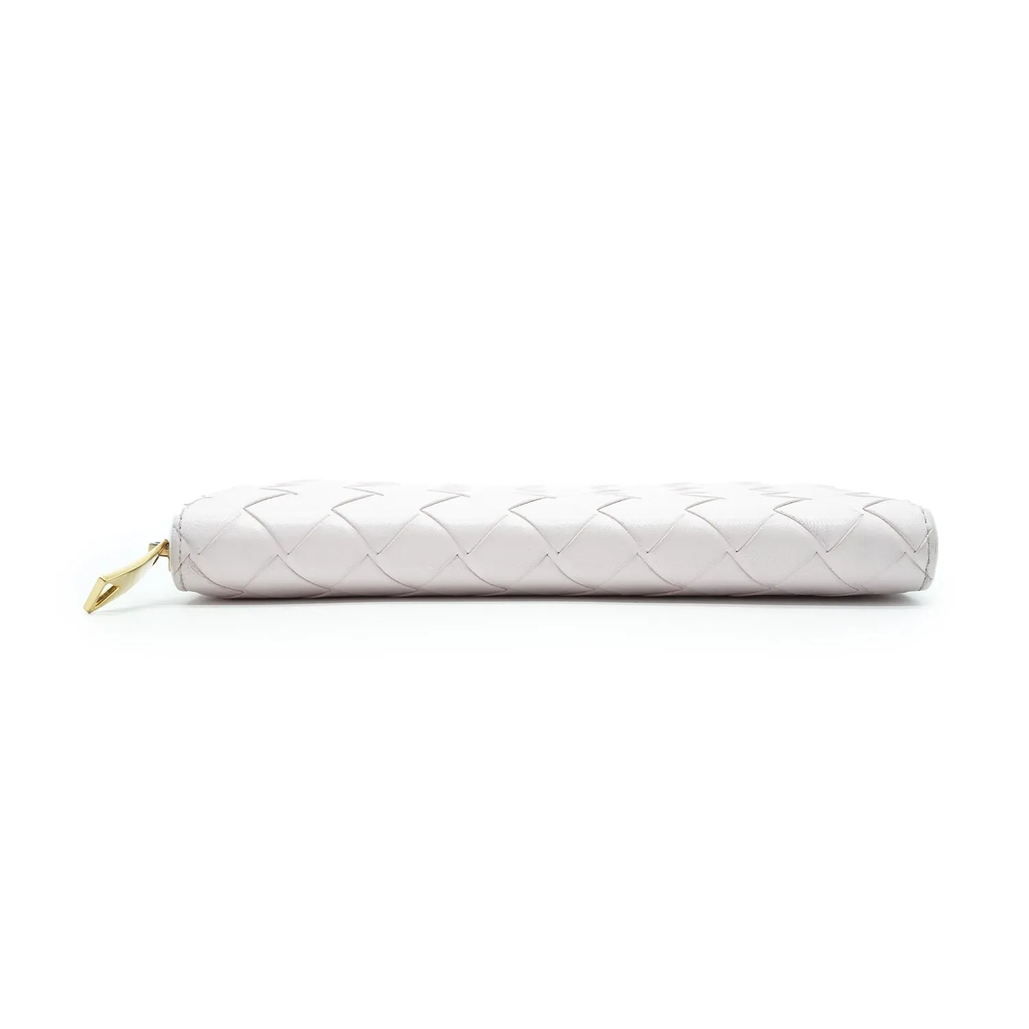 Maxi Intrecciato Round Long Wallet