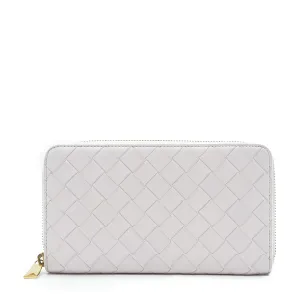 Maxi Intrecciato Round Long Wallet