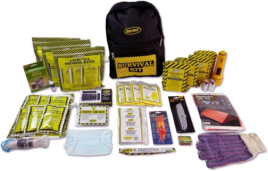 Mayday Deluxe 4 Person Backpack Kit