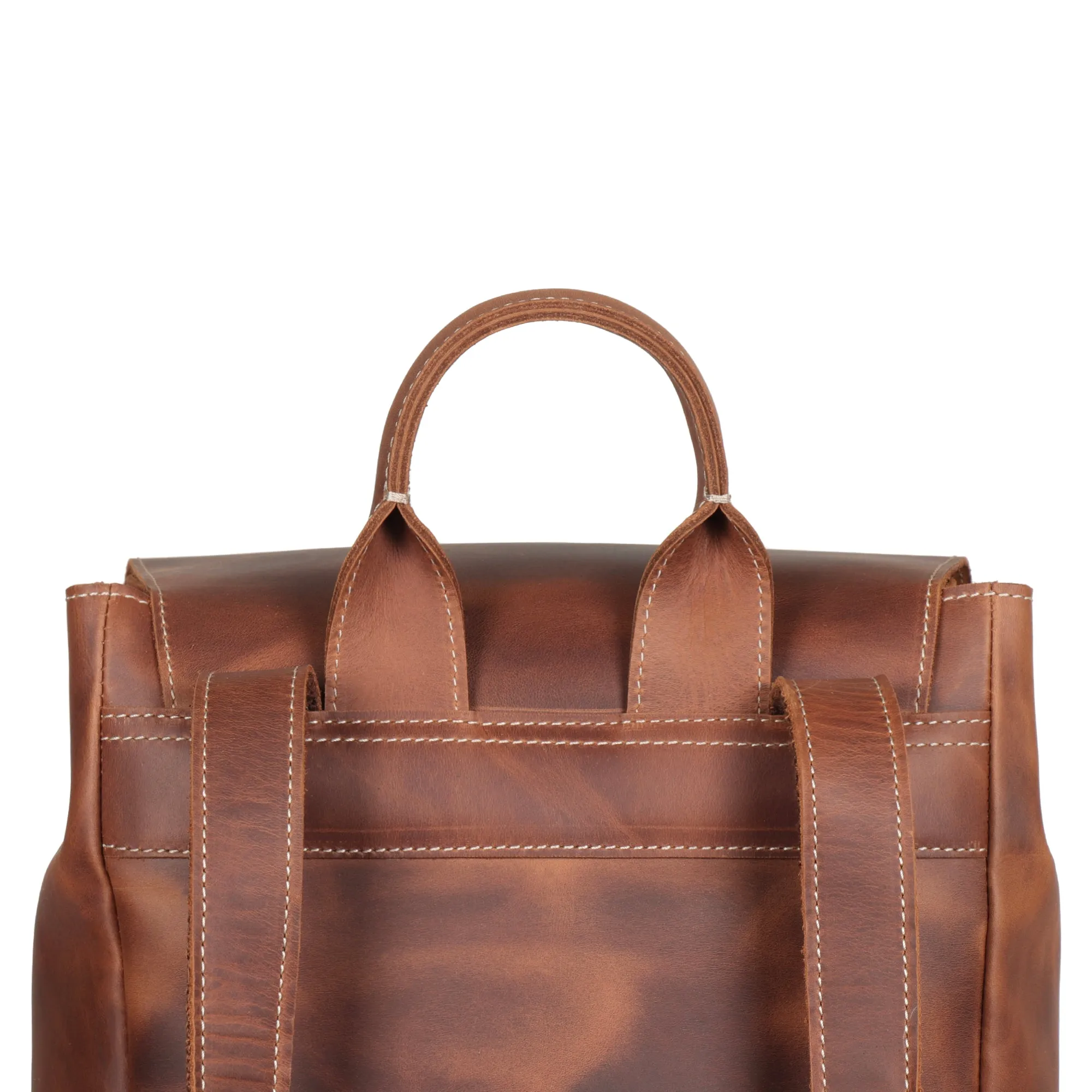 MegaGear Valley Handcrafted Top Grain Leather Backpack