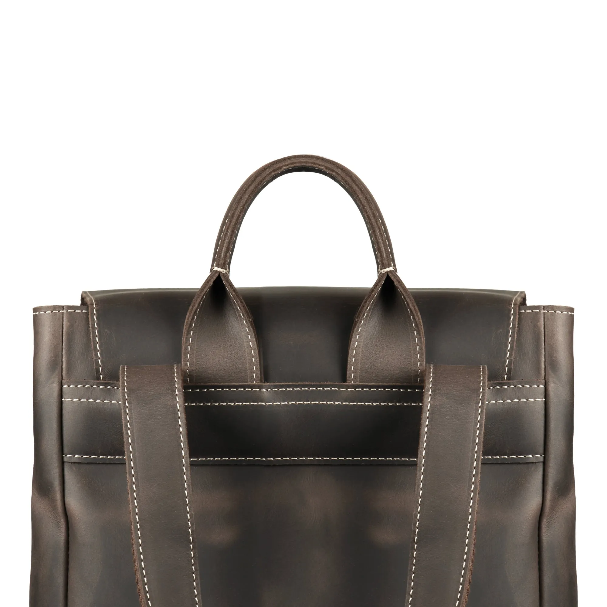 MegaGear Valley Handcrafted Top Grain Leather Backpack