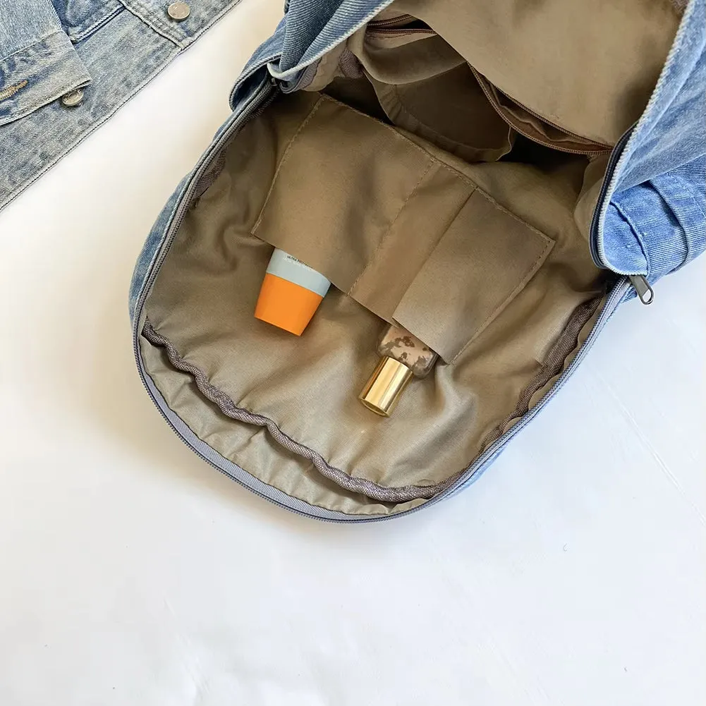 Melyn | Large Capacity Vintage Denim Backpack