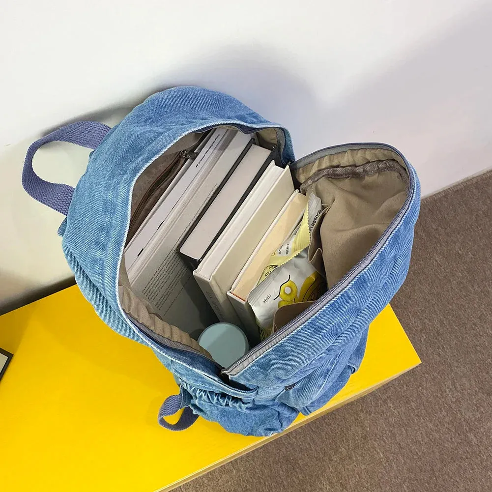 Melyn | Large Capacity Vintage Denim Backpack