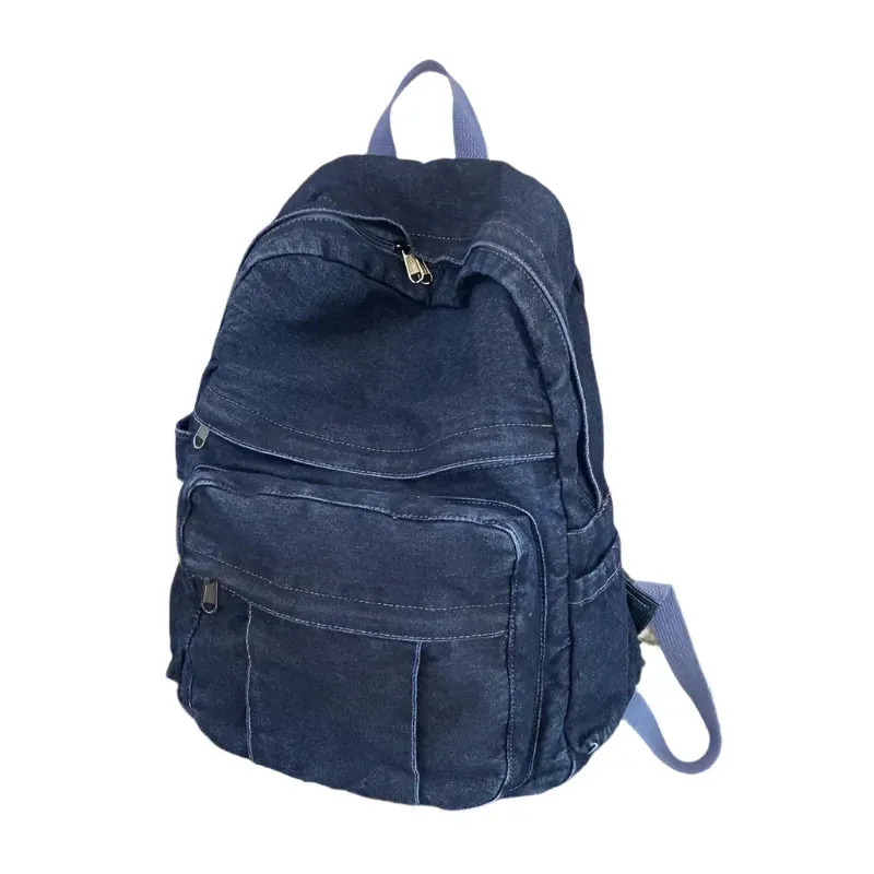 Melyn | Large Capacity Vintage Denim Backpack