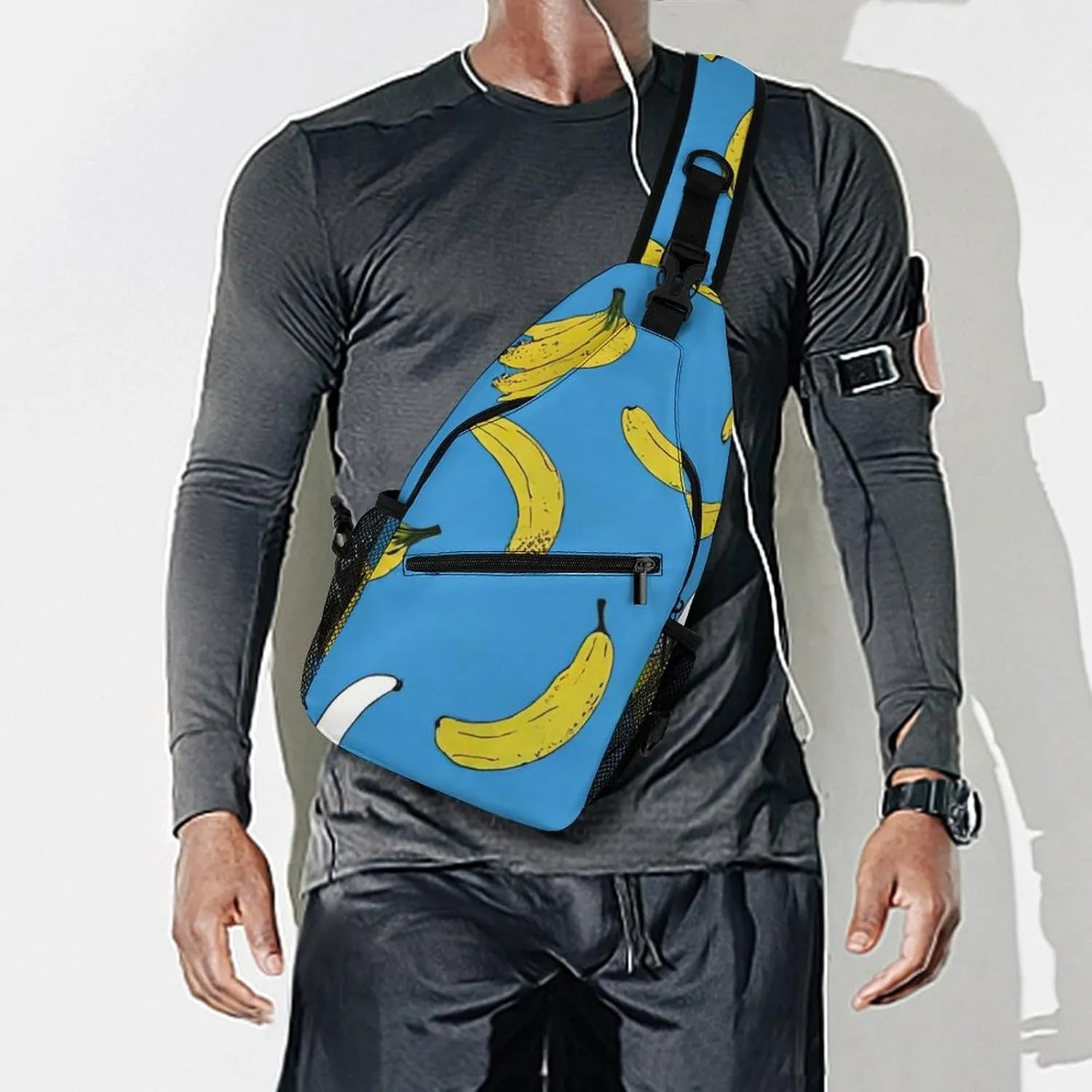 Men & Women Travel Backpack Camping Outdoor Bag, Banana Fruit Art Sling Shoulder Daypack for Outdoor Travel Hiking - Durable Tool Backpack