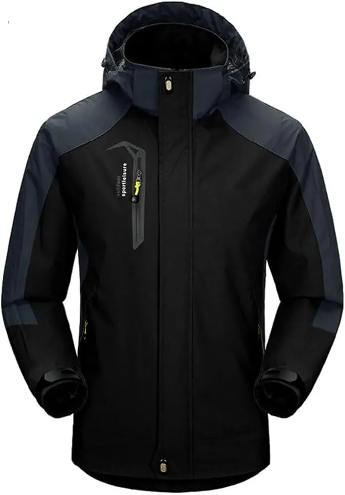 Men Outdoor Sports Coats Climbing Trekking Windbreaker Travel Waterproof Camping Hiking Rainproof Tall Coats